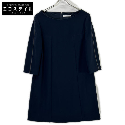 FOXEY NEW YORK フォクシーニューヨーク ネイビー 長袖 ワンピース ワンピース