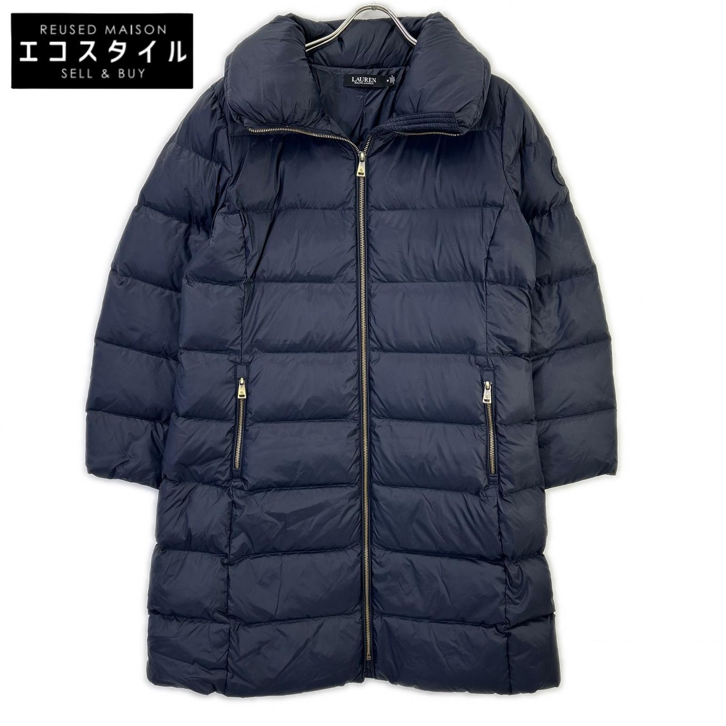 LAUREN RALPH LAUREN ローレン ラルフローレン 297933948001 ネイビー ロングダウンジャケット ジャケット