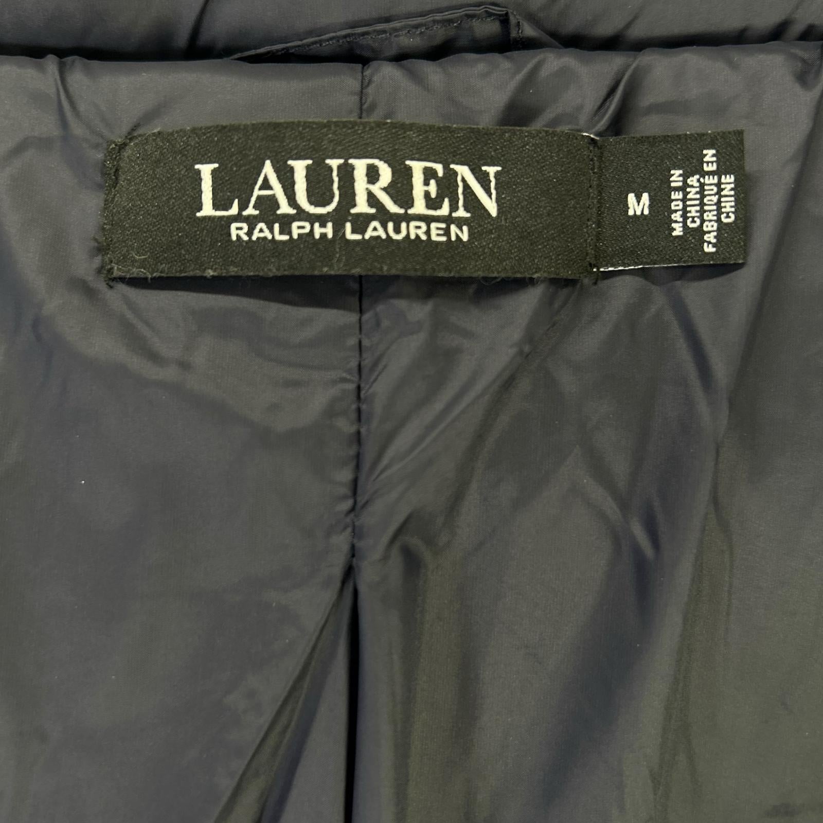 LAUREN RALPH LAUREN ローレン ラルフローレン 297933948001 ネイビー ロングダウンジャケット ジャケット