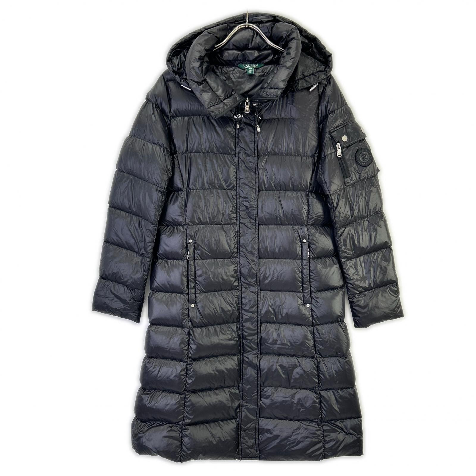 LAUREN RALPH LAUREN Lauren Ralph Lauren 03945310963 black hooded down coat coat