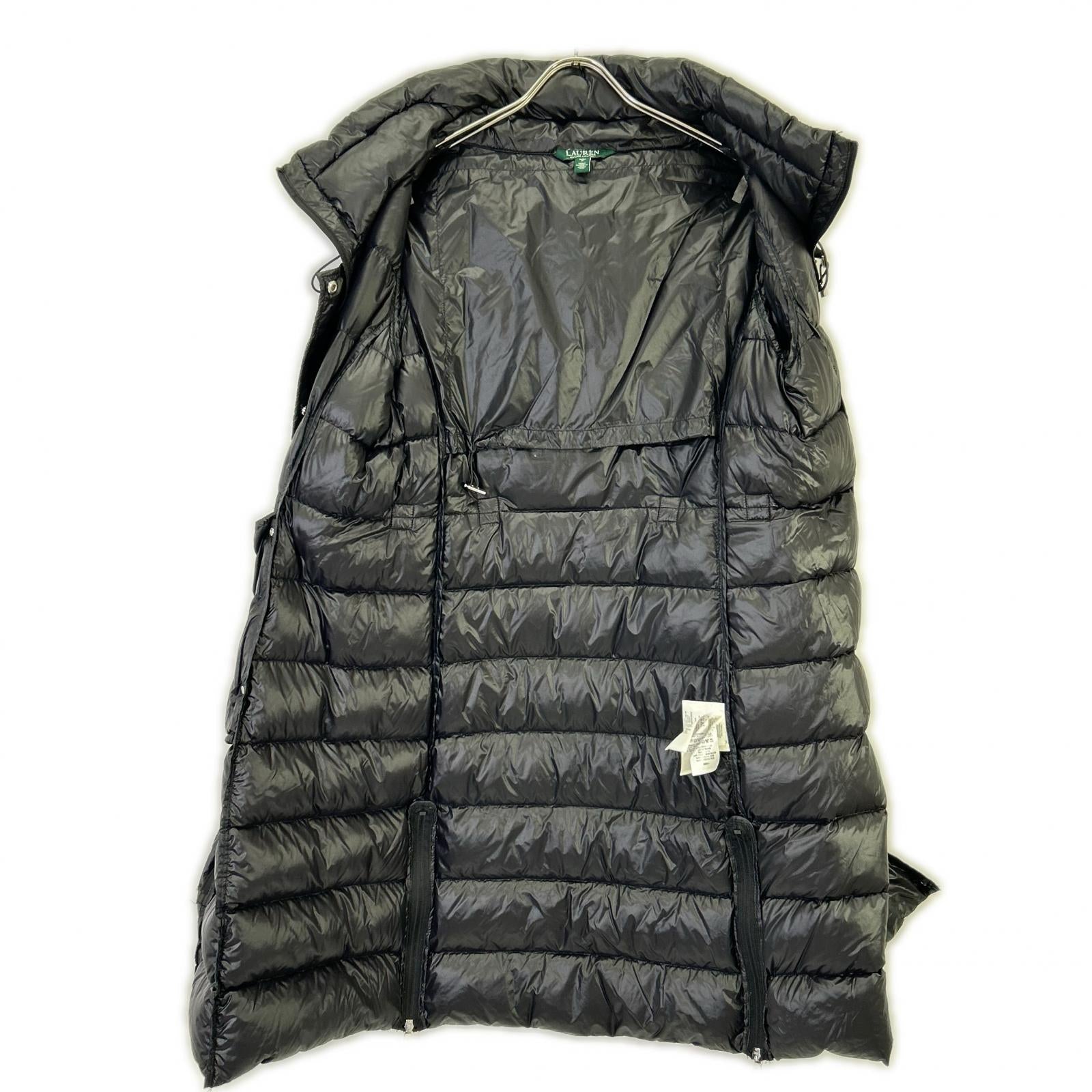 LAUREN RALPH LAUREN Lauren Ralph Lauren 03945310963 black hooded down coat coat
