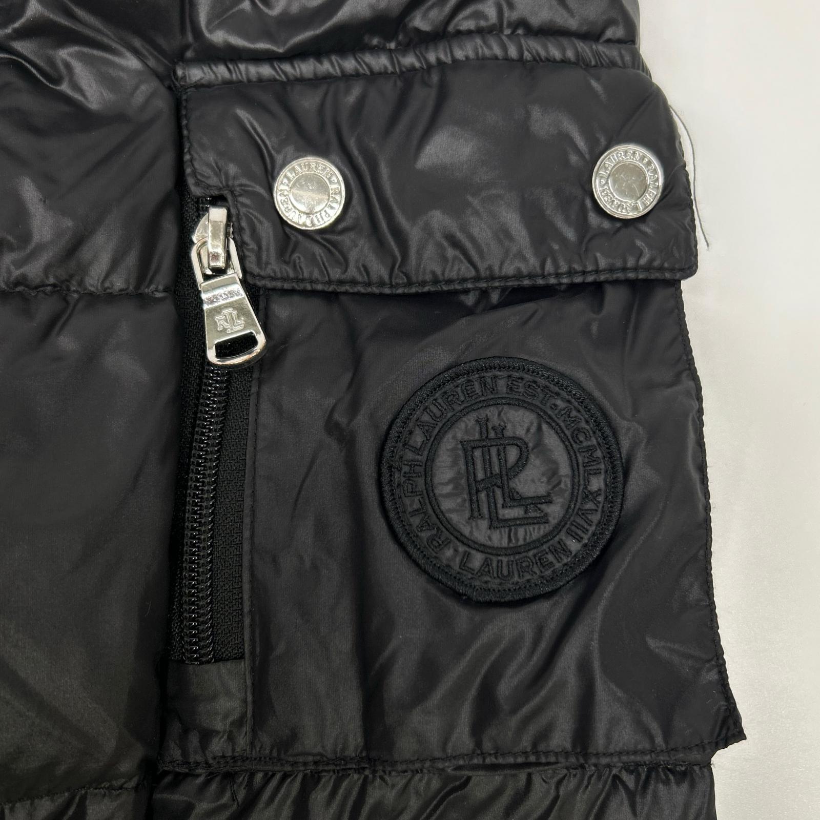LAUREN RALPH LAUREN Lauren Ralph Lauren 03945310963 black hooded down coat coat