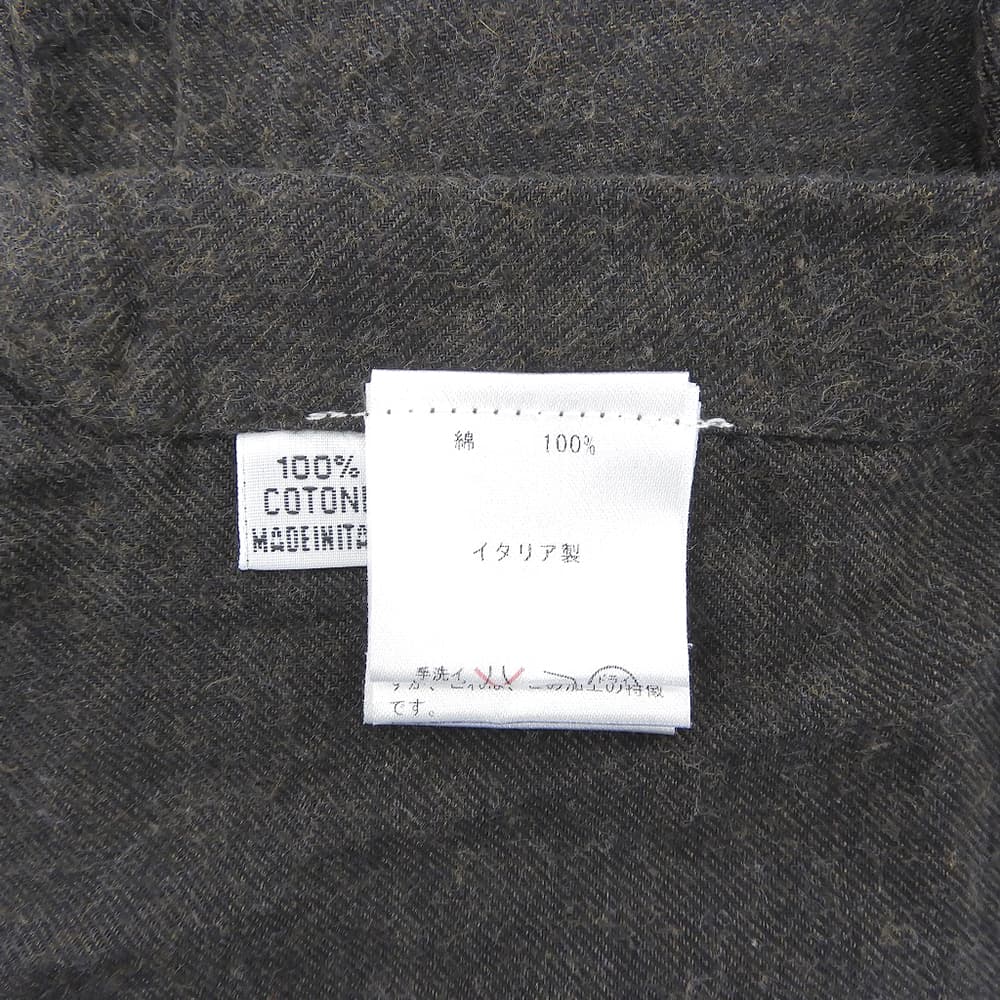 finamore フィナモレ 美品 コットン100 シモーネP シャツ トップス メンズ ブラウン 39 O012025 トップス