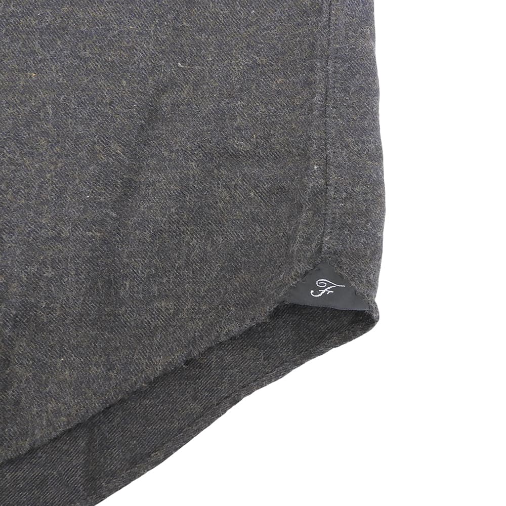 finamore フィナモレ 美品 コットン100 シモーネP シャツ トップス メンズ ブラウン 39 O012025 トップス
