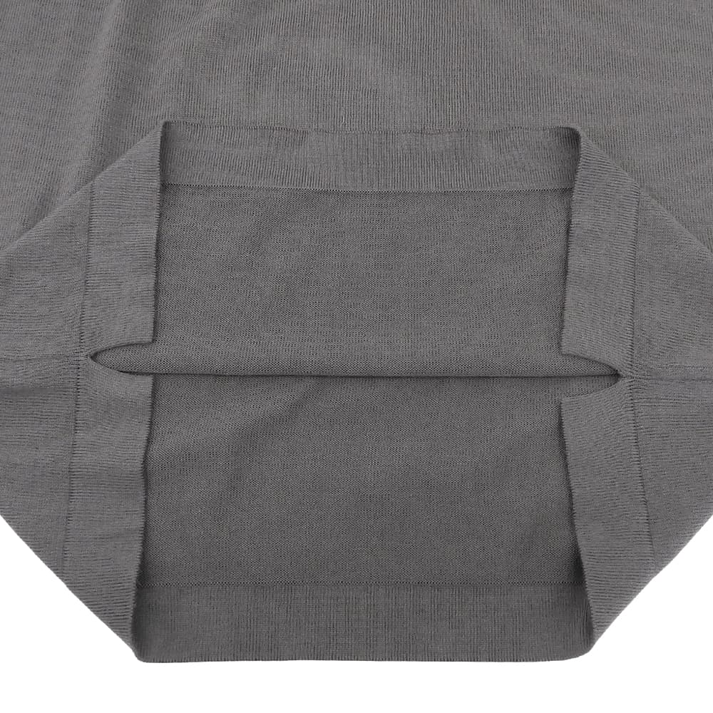 GRAN SASSO グランサッソ 美品 コットン クルーネック 12ゲージ ニット トップス メンズ ブラウン 48 58136 18120 トップス