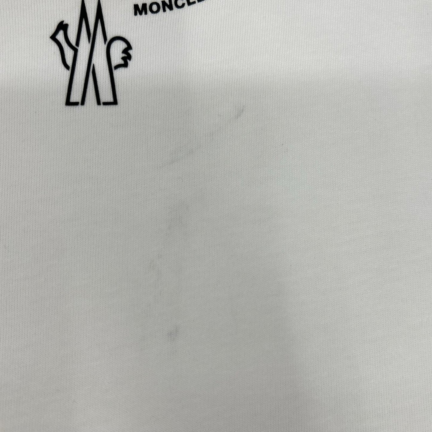 MONCLER 盟可睐 Grenoble 24年 白色 领口徽标 短袖T恤 上衣