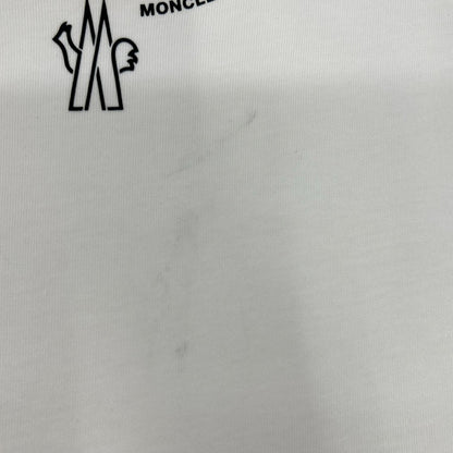 MONCLER 盟可睐 Grenoble 24年 白色 领口徽标 短袖T恤 上衣