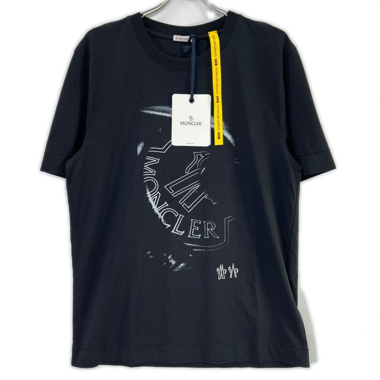 MONCLER モンクレール ジーニアス 1017 ALYX 9SM　21年 ブラック プリント Tシャツ トップス