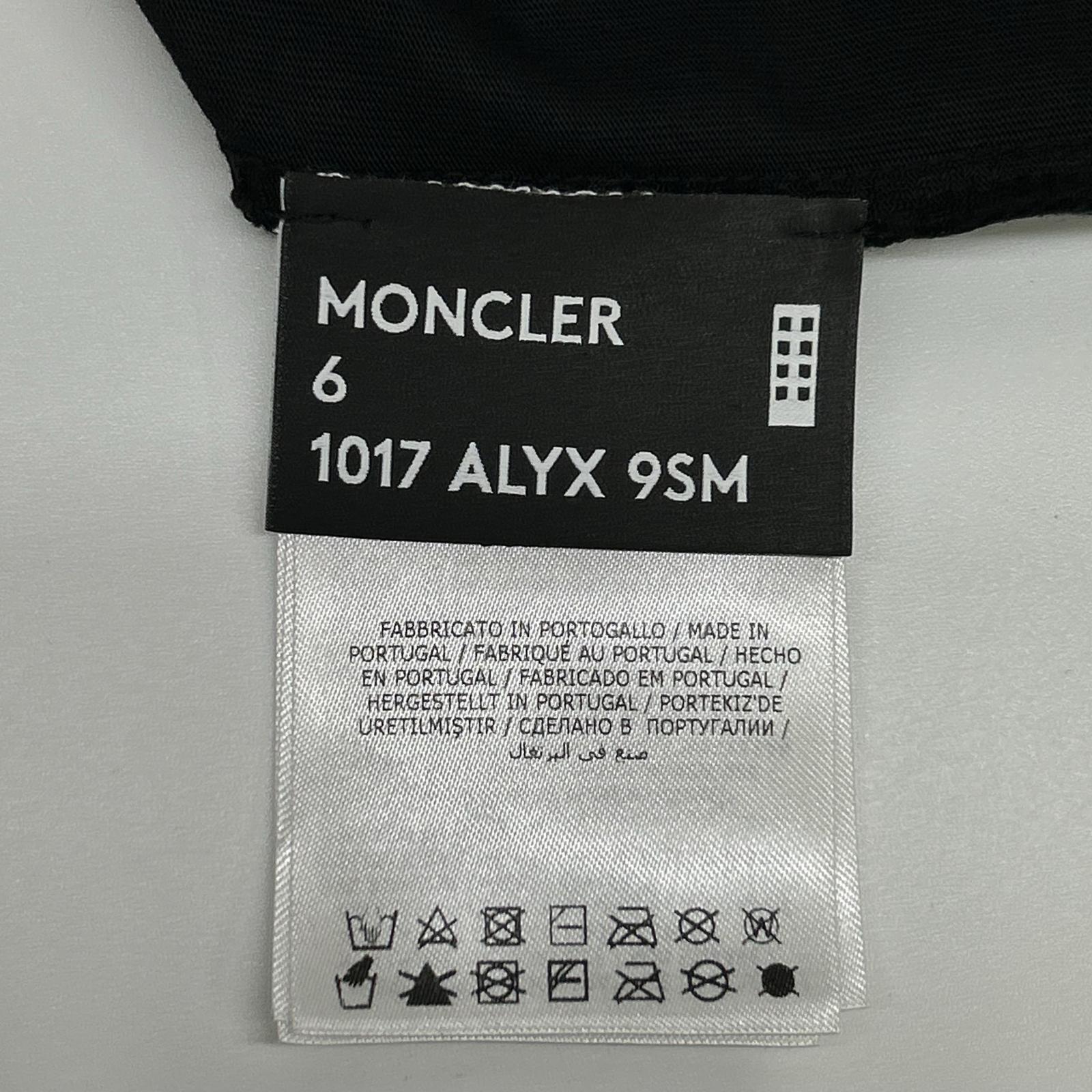 MONCLER モンクレール ジーニアス 1017 ALYX 9SM　21年 ブラック プリント Tシャツ トップス