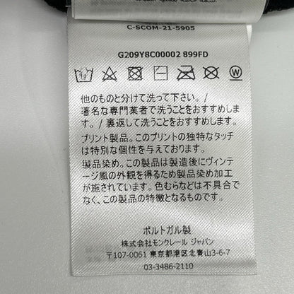 MONCLER モンクレール ジーニアス 1017 ALYX 9SM　21年 ブラック プリント Tシャツ トップス