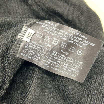 YINDIGO A M インディゴ A モチヅキ ブラック シルク サルエルパンツ ボトムス