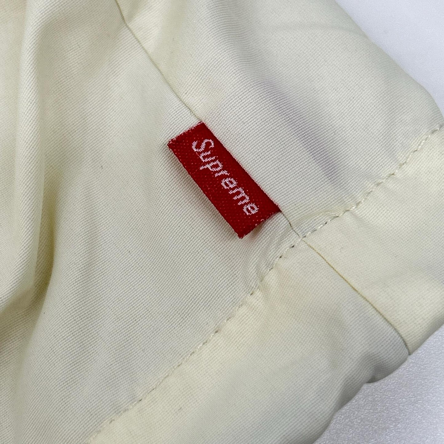 Supreme シュプリーム 17SS ホワイト STRIPED LOGO WINDBREKER ジャケット