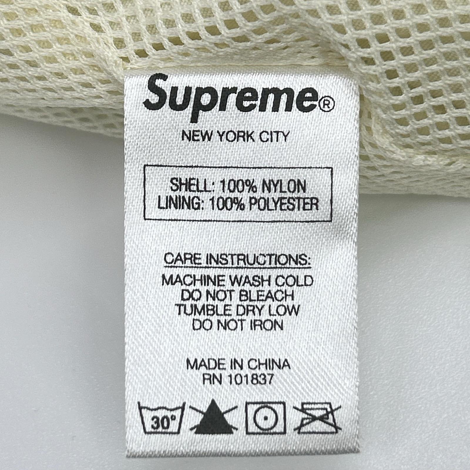 Supreme シュプリーム 17SS ホワイト STRIPED LOGO WINDBREKER ジャケット