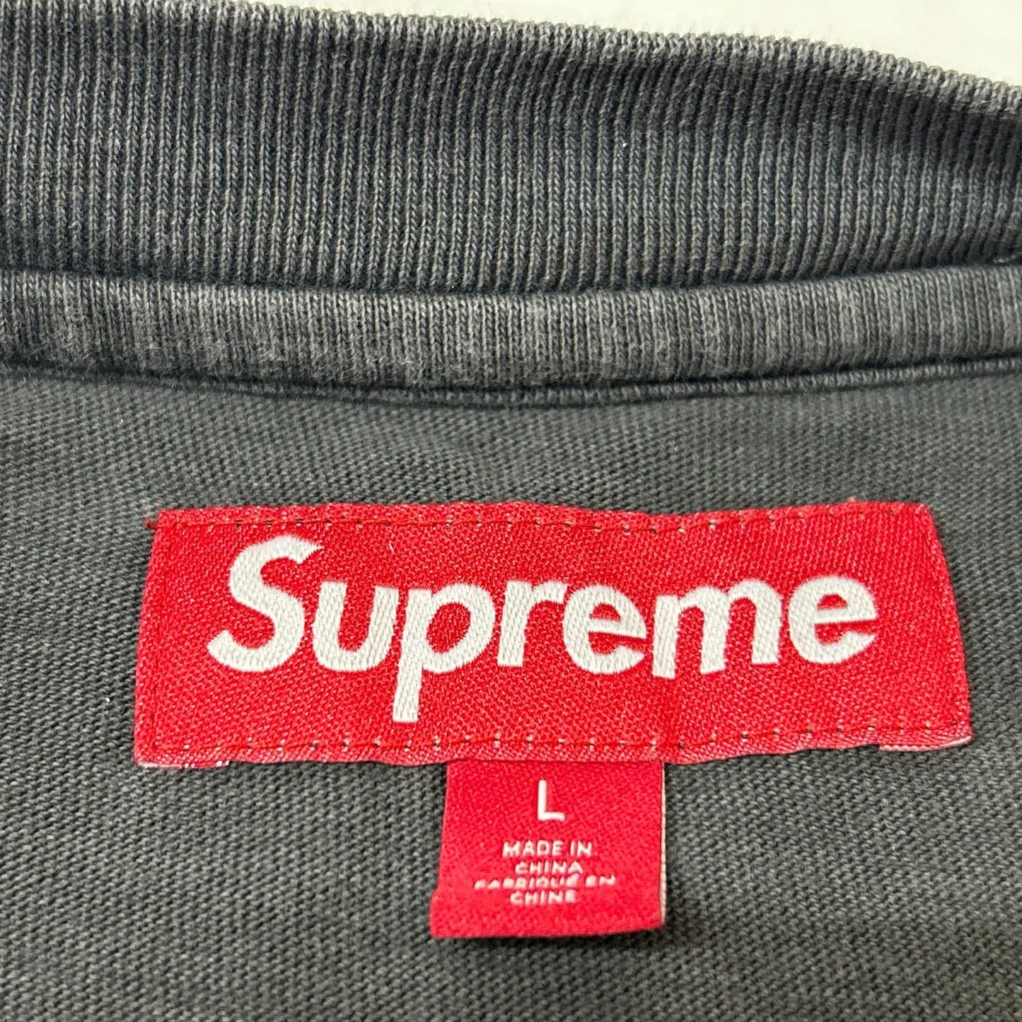 Supreme シュプリーム 26SS ダークブラック クルーネック L/S シャツ トップス