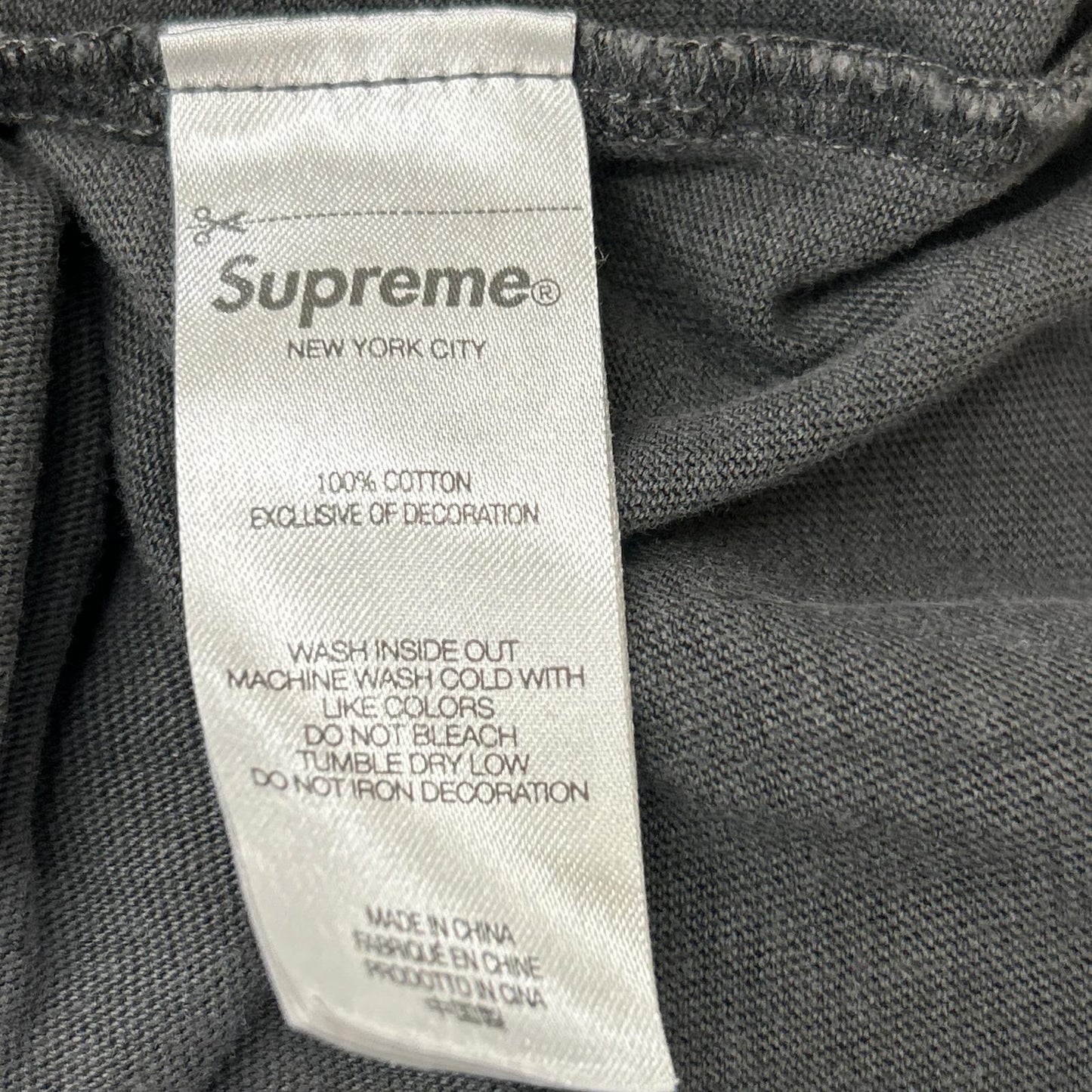Supreme シュプリーム 26SS ダークブラック クルーネック L/S シャツ トップス