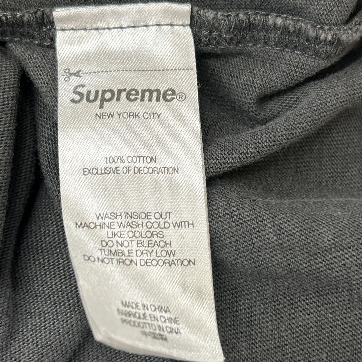Supreme シュプリーム 26SS ダークブラック クルーネック L/S シャツ トップス