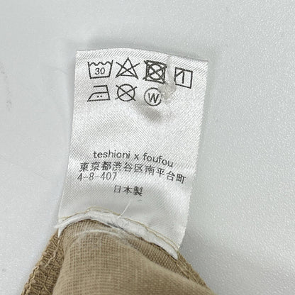 foufou フーフー ベージュ コットン ベルト付き トレンチワンピース ワンピース