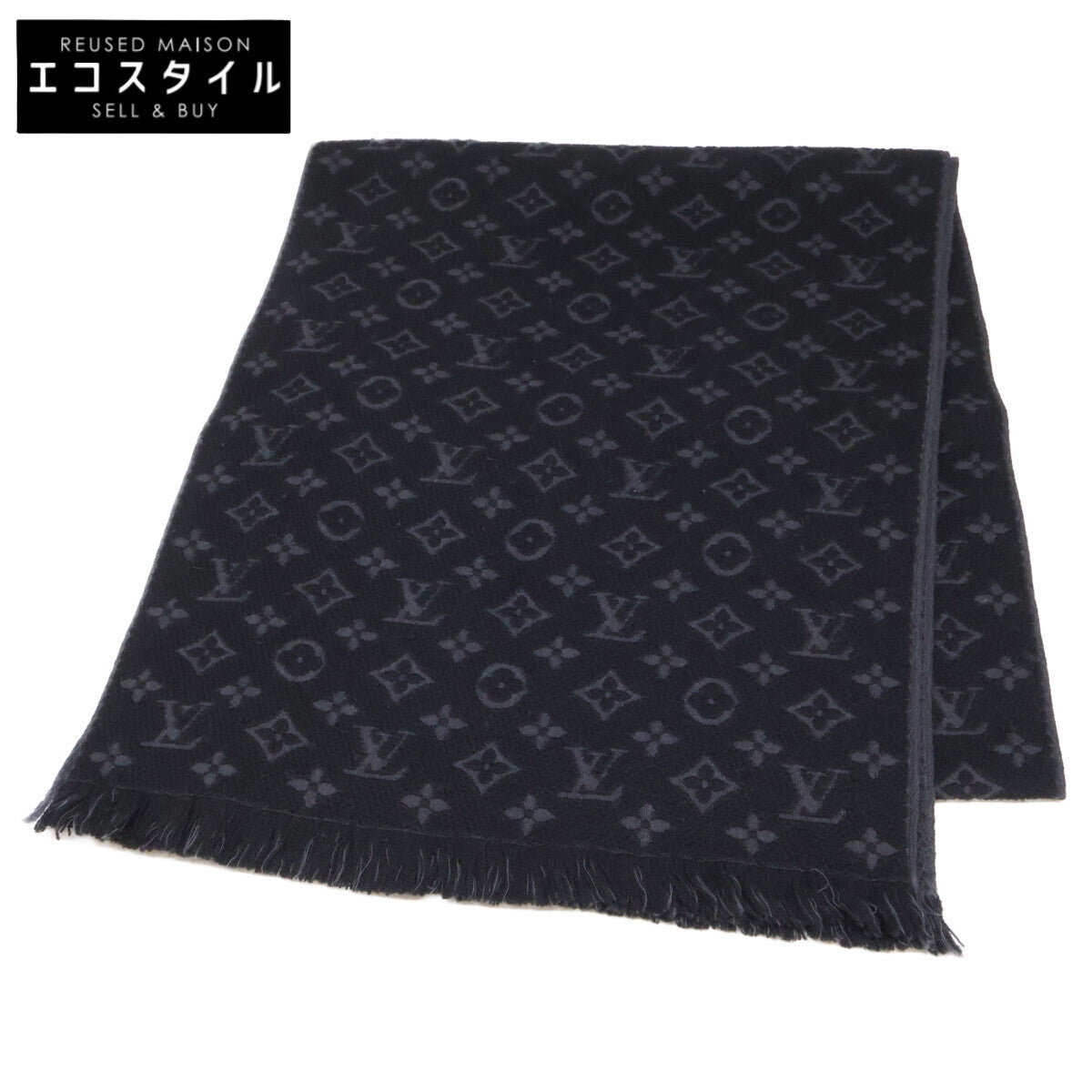LOUIS VUITTON ルイヴィトン 【新品同様/国内正規】M70520 モノグラム クラシック マフラー