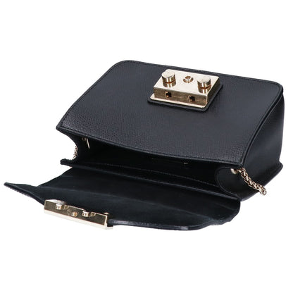 FURLA フルラ ブラック メトロポリス チェーンショルダーバッグ ショルダーバッグ