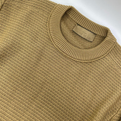 STONE ISLAND ストーンアイランド 25年 L1S155100032 ゴースト ベージュ コットン×カシミア クルーネックジャンパー トップス