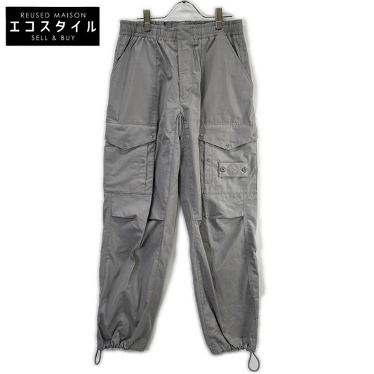 STONE ISLAND ストーンアイランド 25年 ゴースト グレー L1S153100017　ALL-WEATHER COTTON CANVAS カーゴパンツ ボトムス