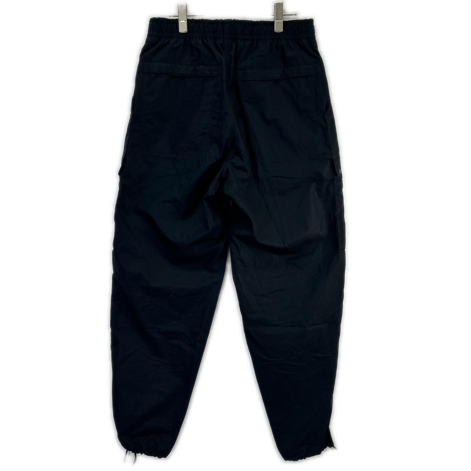 STONE ISLAND ストーンアイランド 25年 ゴースト ブラック L1S153100017 ALL-WEATHER COTTON CANVAS カーゴパンツ ボトムス