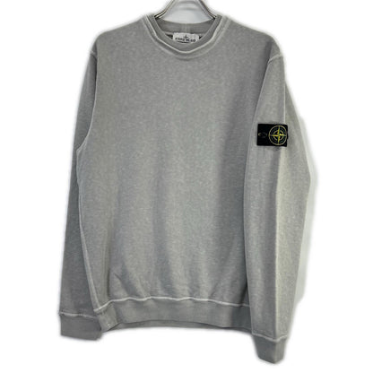 STONE ISLAND ストーンアイランド L1S156100034 グレー　コットン クルーネックスウェット トップス