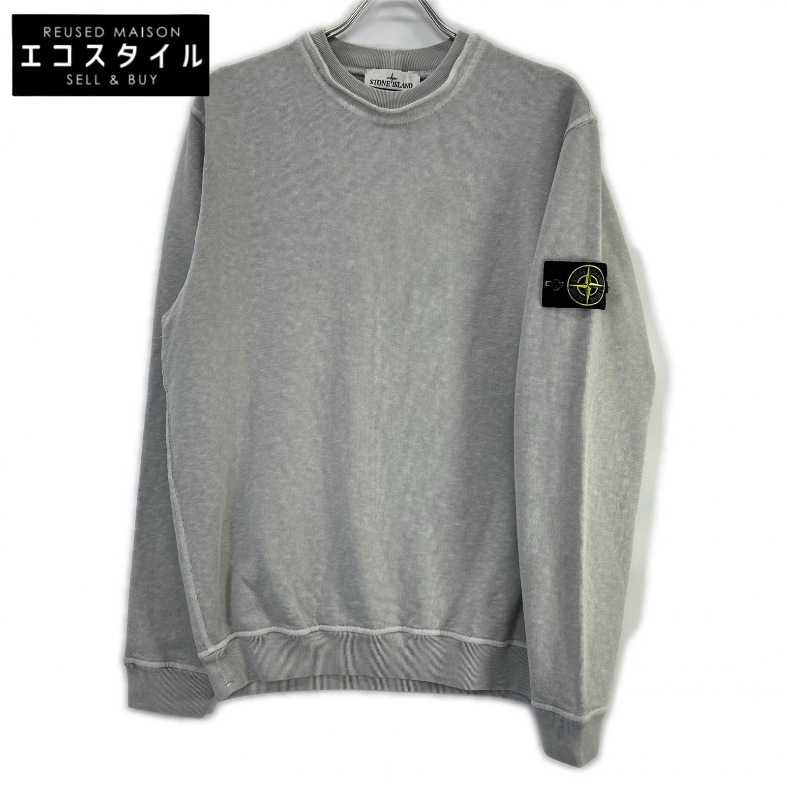 STONE ISLAND ストーンアイランド L1S156100034 グレー　コットン クルーネックスウェット トップス