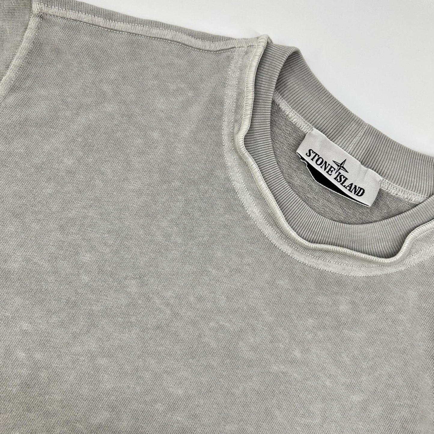 STONE ISLAND ストーンアイランド L1S156100034 グレー　コットン クルーネックスウェット トップス
