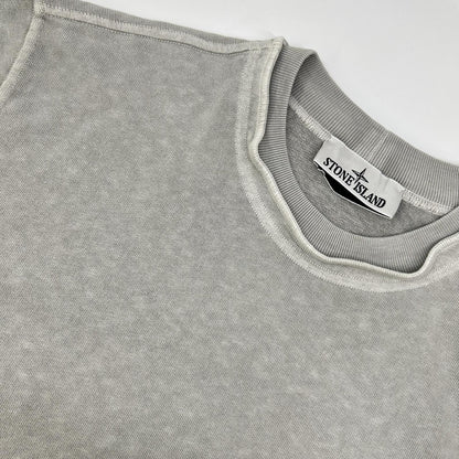 STONE ISLAND ストーンアイランド L1S156100034 グレー　コットン クルーネックスウェット トップス