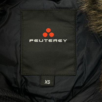 PEUTEREY ピューテリー ネイビー ネックファー ダウンジャケット ジャケット