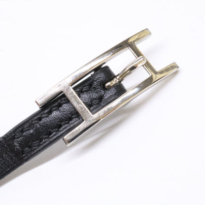 HERMES エルメス ビーアピ 3連 レザー ブレスレット
