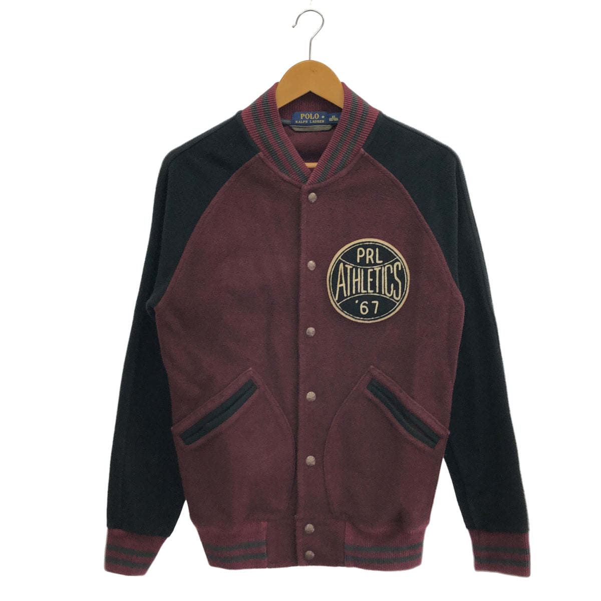 POLObyRalphLauren ポロラルフローレン 710560841001 バーガンディ×ブラック スタジャン トップス