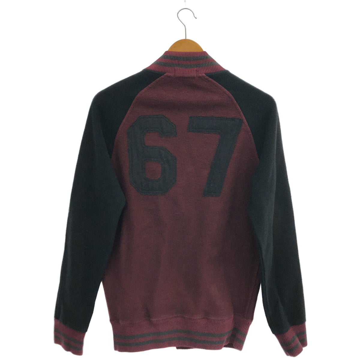 POLObyRalphLauren Polo Ralph Lauren 710560841001 burgundy×black letterman jacket tops