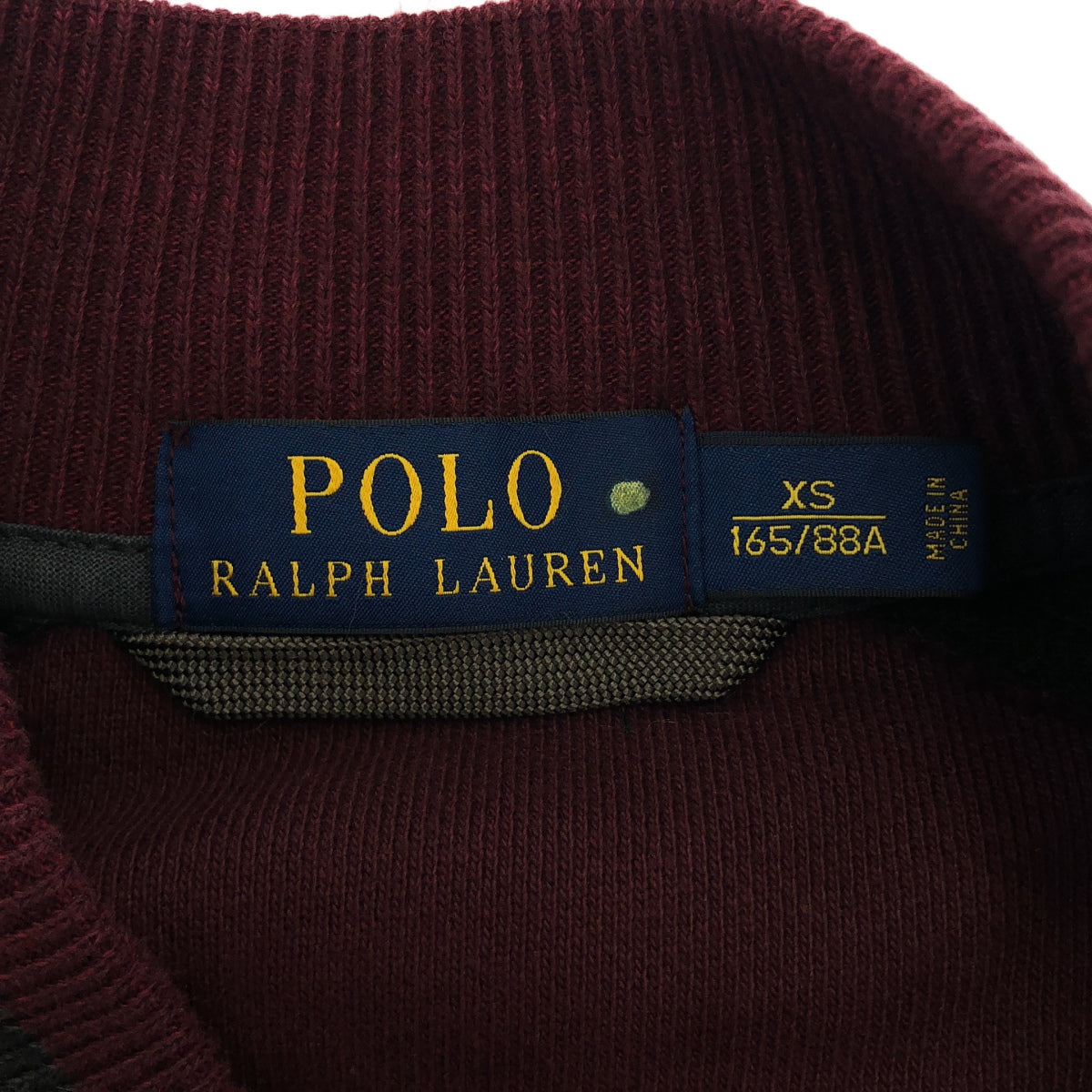 POLObyRalphLauren ポロラルフローレン 710560841001 バーガンディ×ブラック スタジャン トップス