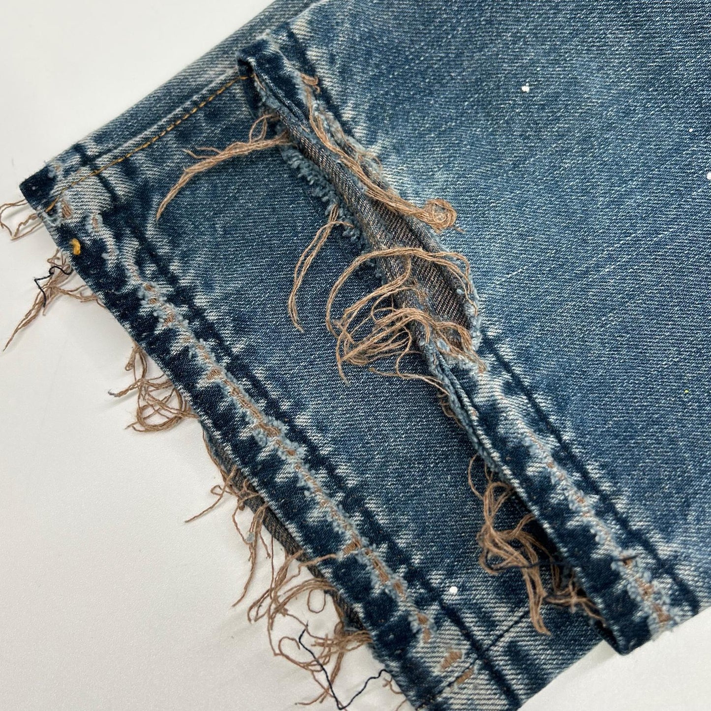 INNOCENCE NYC Innocence New York INSTDM01 Indigo Rush Repair Denim Pants Bottoms