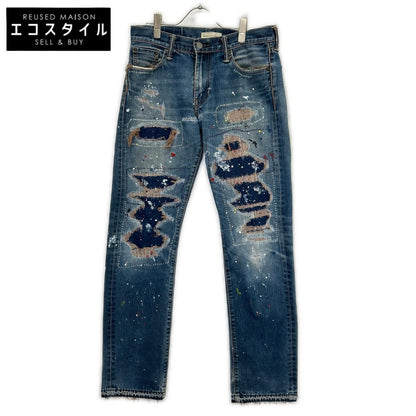 INNOCENCE NYC Innocence New York INSTDM01 Indigo Rush Repair Denim Pants Bottoms