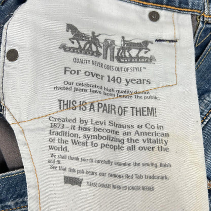 INNOCENCE NYC Innocence New York INSTDM01 Indigo Rush Repair Denim Pants Bottoms