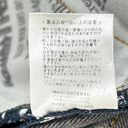 INNOCENCE NYC Innocence New York INSTDM01 Indigo Rush Repair Denim Pants Bottoms