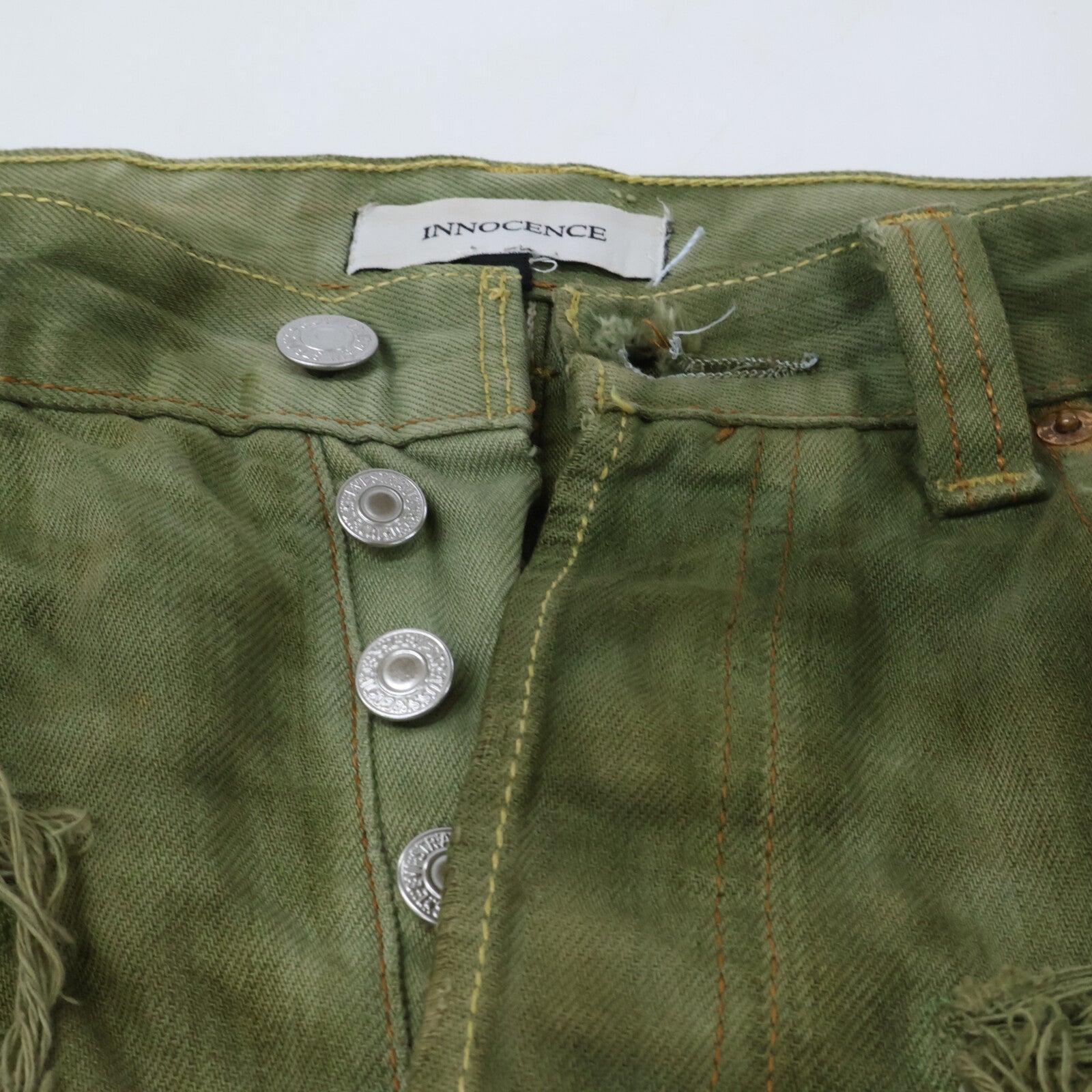 INNOCENCE NY New York Destroy Remade Pants Bottoms