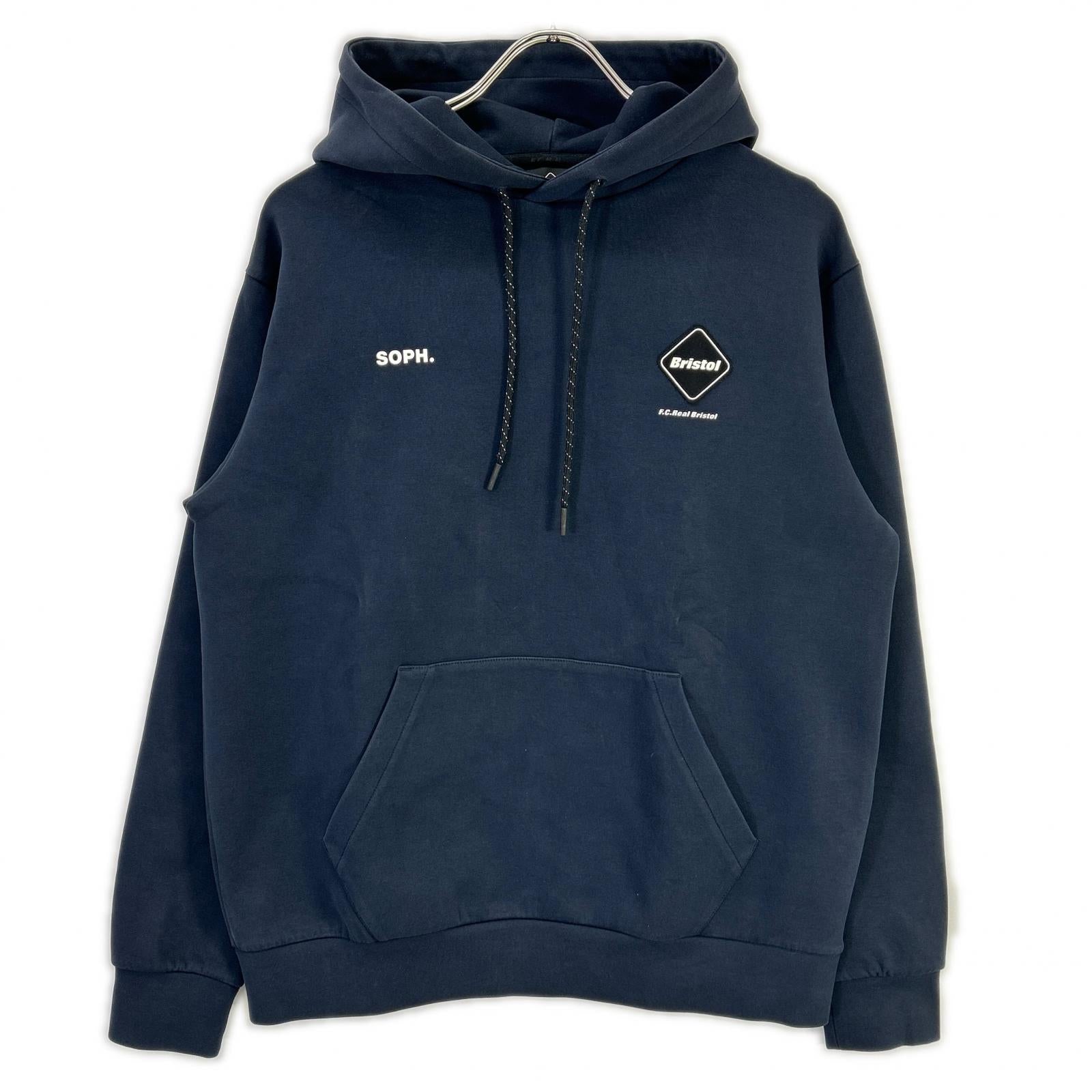 F.C.Real Bristol エフシーリアルブリストル ネイビー TECH SWEAT PULLOVER HOODIE トップス