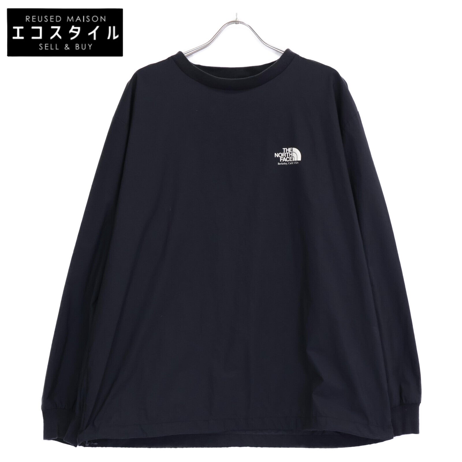 THE NORTH FACE PURPLE LABEL ザ ノースフェイス パープルレーベル NP2320N ブラック グラフィックウーブンティー 長袖カットソー トップス