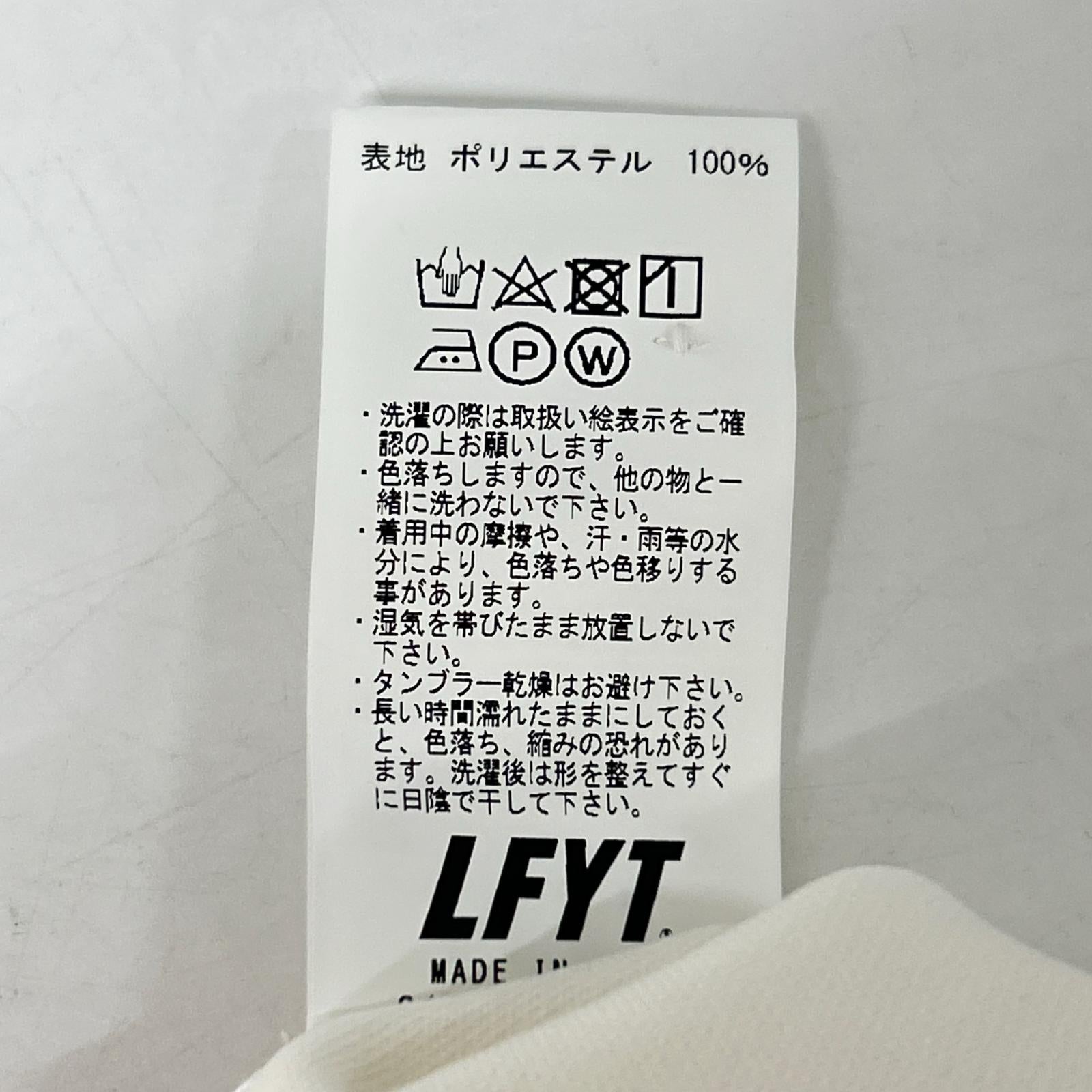 LFYT エルエフワイティー ×LOSO LE220201 ホワイト×レッド ベースボールシャツ トップス