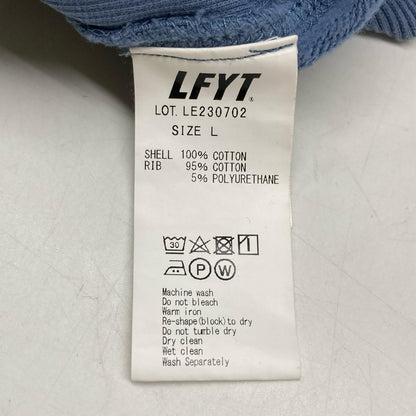 LFYT エルエフワイティー LE230702 ブルー 長袖 スウェット トップス