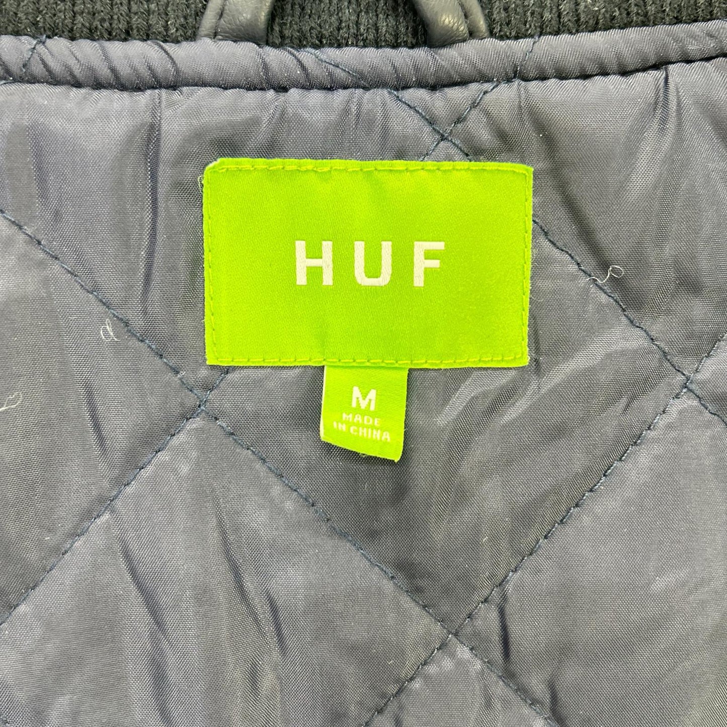 HUF ハフ JK00368 ネイビー 20 Year Classic H Varsity スタジアムジャケット ジャケット