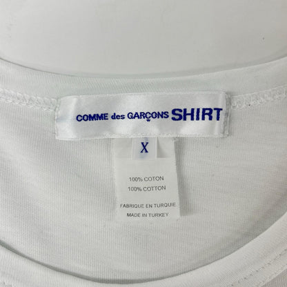 COMMEdesGARCONS SHIRT コムデギャルソンシャツ ×NOAH LYON S25100 ホワイト プリント 半袖Tシャツ トップス