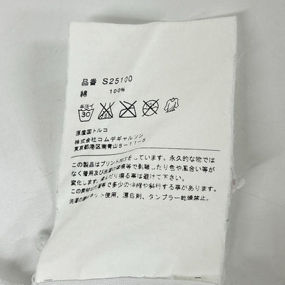 COMMEdesGARCONS SHIRT コムデギャルソンシャツ ×NOAH LYON S25100 ホワイト プリント 半袖Tシャツ トップス