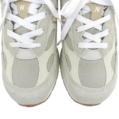 NEW BALANCE ニューバランス U992720 USA製 992 ローカットスニーカー シューズ メンズ カーキ×ベージュ 26.5cm シューズ