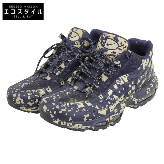 NIKE ナイキ Nike Air Max 95 シューズ メンズ ネイビー×ベージュ 26.5cm AV0765-400 シューズ