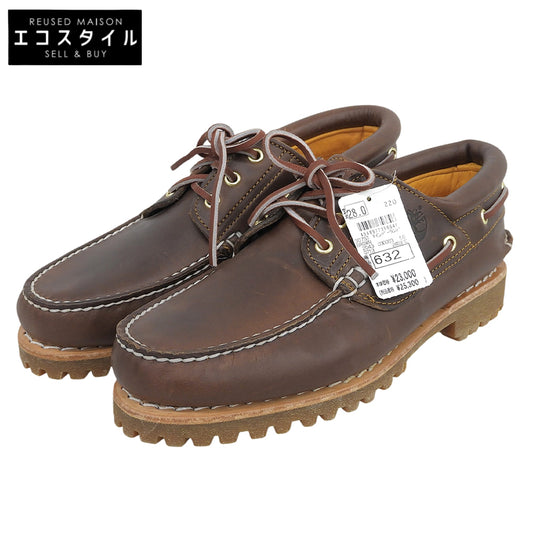 Timberland ティンバーランド 美品 3eye モカシン シューズ メンズ ブラウン 28.0cm シューズ